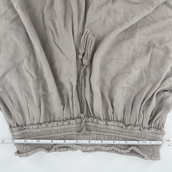 Wilfred Artizia XS La Boheme Gray Elastic Waist Pull On Wide Leg Crop Pants - Picture 4 of 13